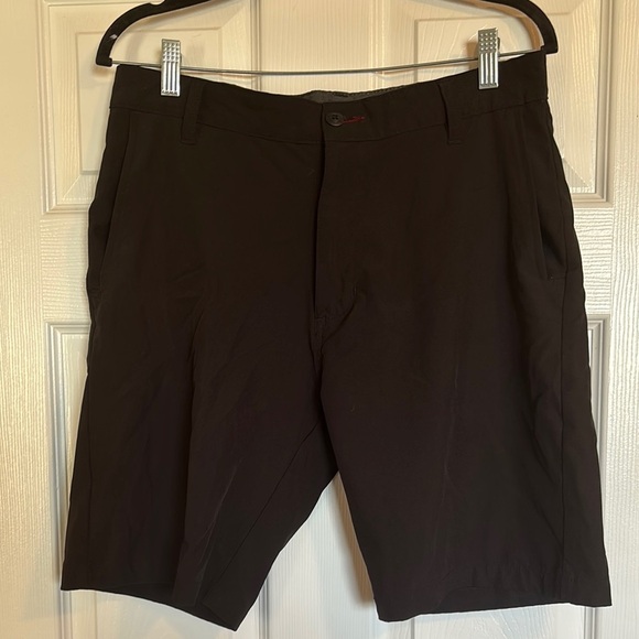 Ron Jon Surf Shop men’s black flat front shorts size 32 - Picture 1 of 7